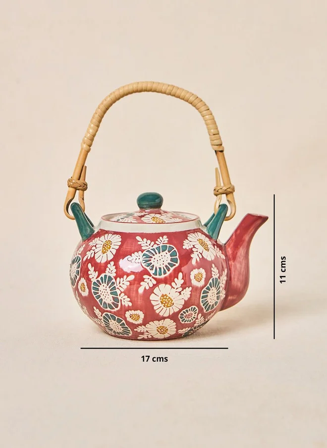 Chumbak  Wildflower Tea Kettle, 650ml  | Best Price UAE