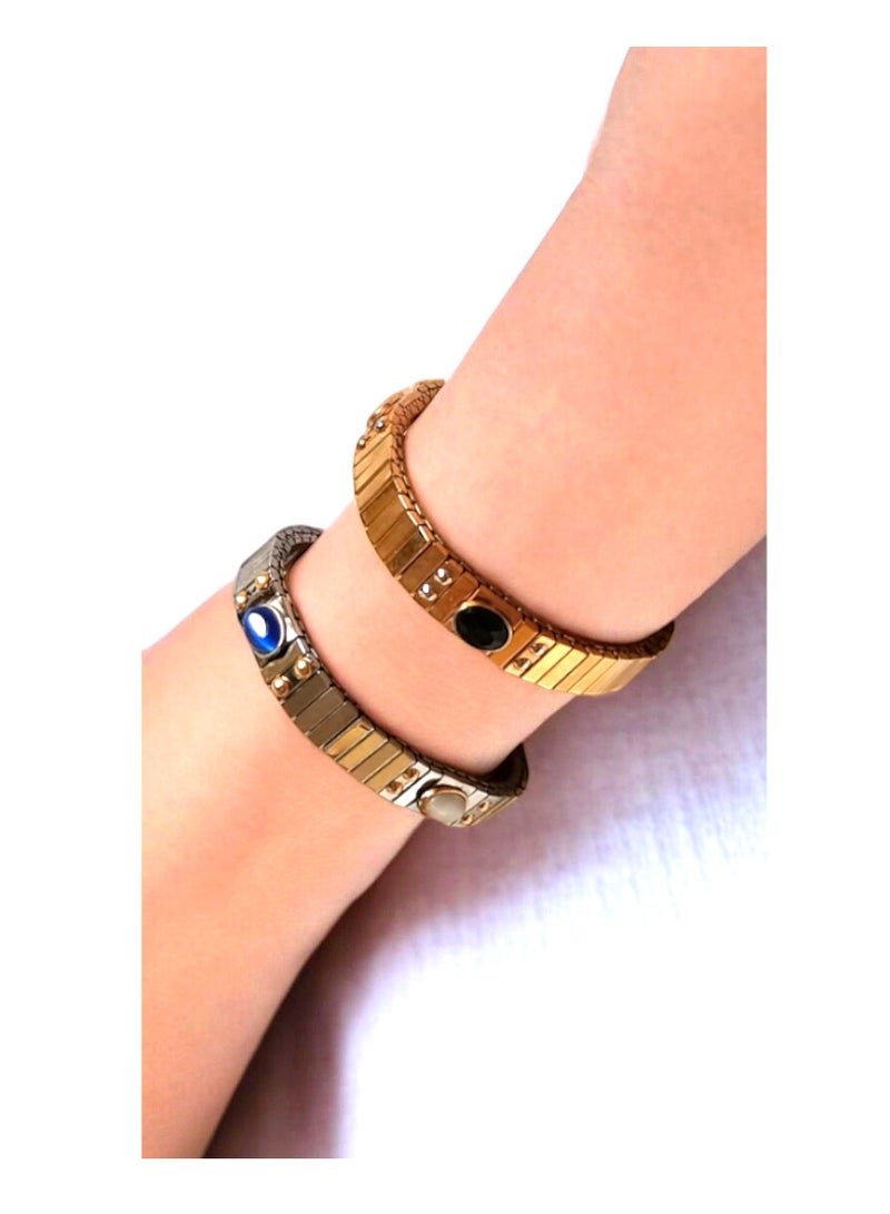 سوارين قابلين للتمدد يناسب جميع مقاسات اليد - Image 2