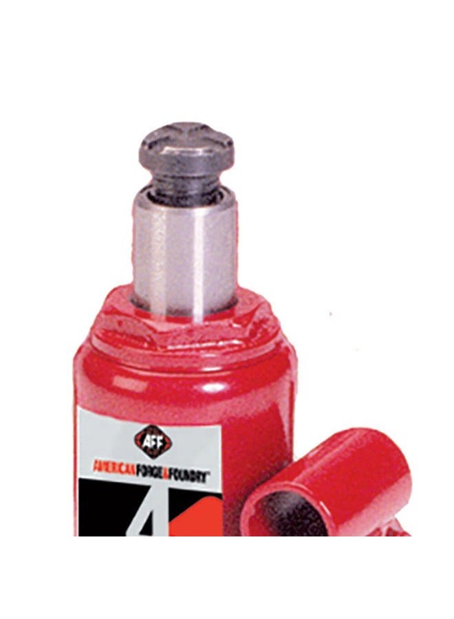 AFF Heavy Duty 4 Ton Bottle Jack, Manual, Machine Hardened Steel Saddles, Centered Pumps and Rams, 3504 - Image 4