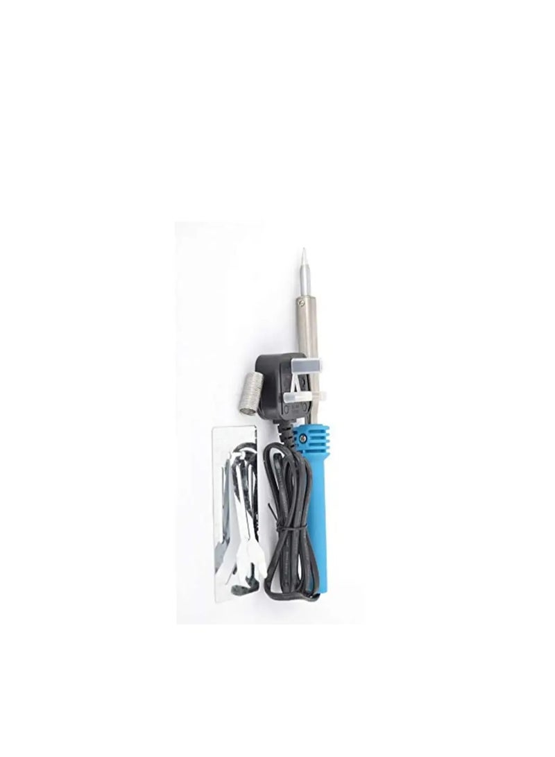 Terminator Soldering Iron 80W with 13A plug, 8 Gm Solder Wire, Metal Stand and long life Tip. - Image 2