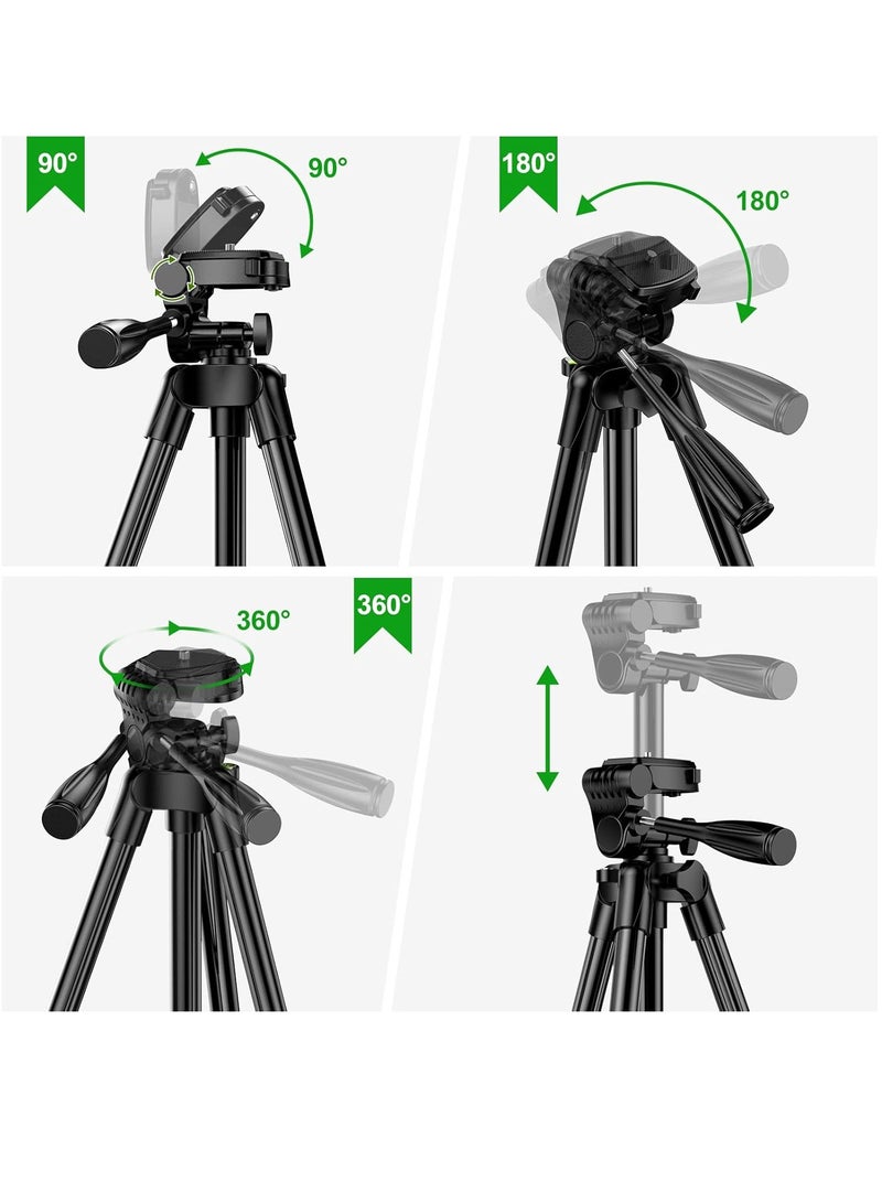 ELIKLIV ELIKLIV Laser Level Tripod with Carry Bag,  Lightweight Adjustable Aluminum Alloy Tripod Stand for Rotary and Line Lasers (Support 1/4 Mounting Thread)  - Image 5