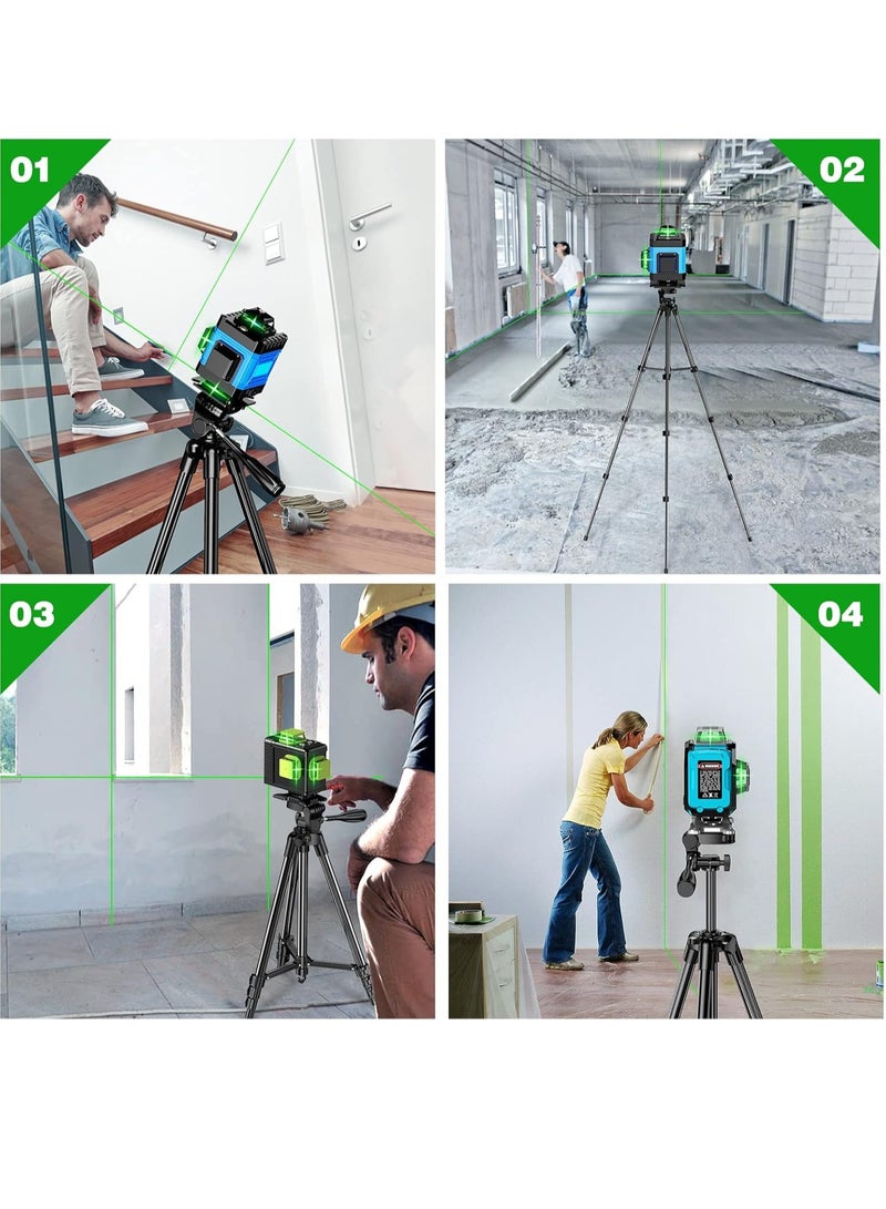 ELIKLIV ELIKLIV Laser Level Tripod with Carry Bag,  Lightweight Adjustable Aluminum Alloy Tripod Stand for Rotary and Line Lasers (Support 1/4 Mounting Thread)  - Image 4