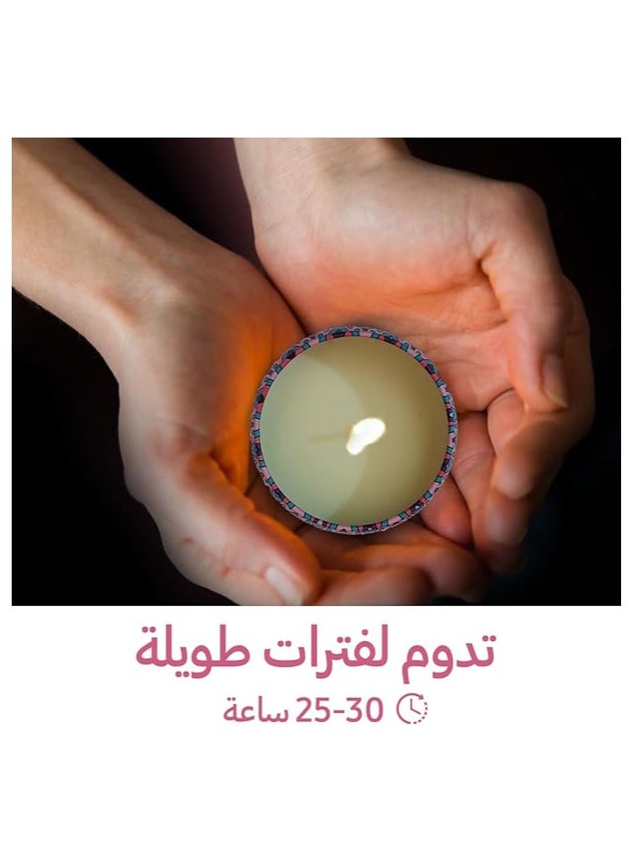 ماركة غير محددة شموع معطرة للعلاج بالروائح، شمع طبيعي في علبة للسفر، عطر تخفيف التوتر للمنزل والحمام والمنتجعات الصحية واليوغا - هدية مثالية للنساء (لافندر)  - Image 5
