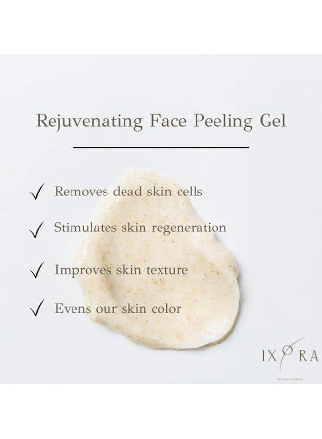 IXORA Organic Rejuvenating Face Peeling Gel & Scrub - Enriched with vitamin C & citrus essential oils - Illuminate and brightens the skin - 100ml - Image 5