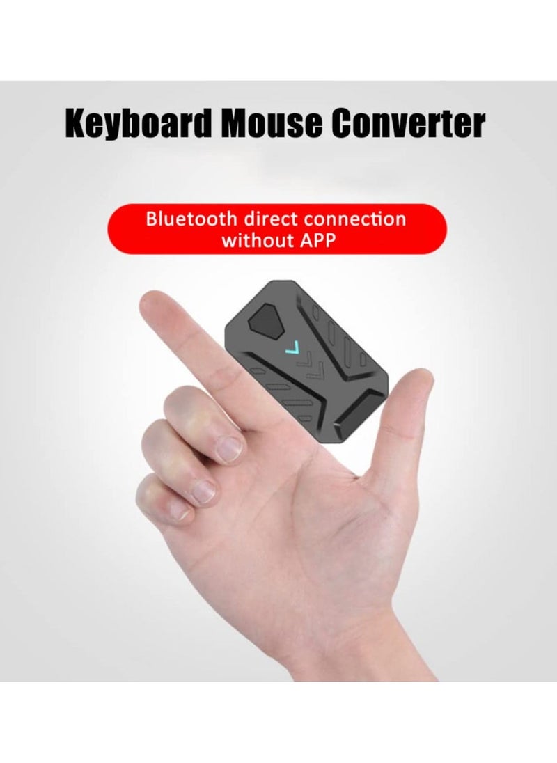 Generic - Gaming Controller Converter, Black, Mouse and Keyboard Adapter, with BT 4.0, USB2.0 High Output, Pack with Phone Stand, for Android/iOS - Image 1