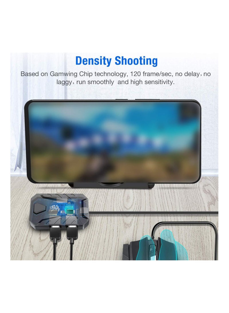Generic - Gaming Controller Converter, Black, Mouse and Keyboard Adapter, with BT 4.0, USB2.0 High Output, Pack with Phone Stand, for Android/iOS - Image 1