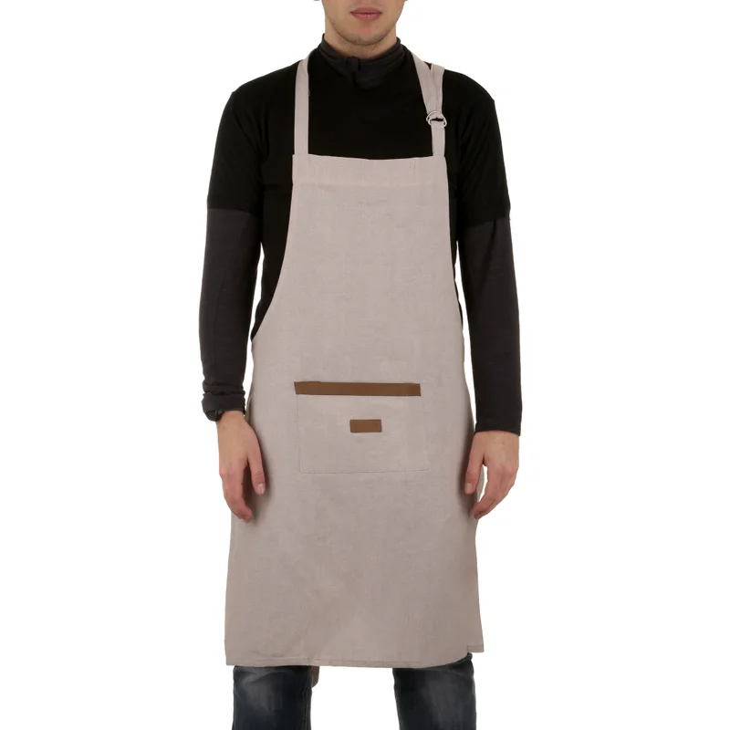 Simply Kitchen Apron 85X60 Cm  Beige
