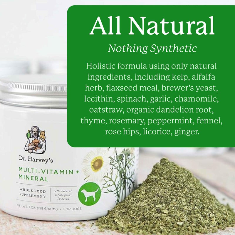 Dr. Harvey's Herbal Multi-Vitamin and Mineral Supplement for Dogs (7 Ounces) - Image 2