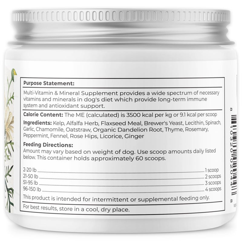 Dr. Harvey's Herbal Multi-Vitamin and Mineral Supplement for Dogs (7 Ounces) - Image 5