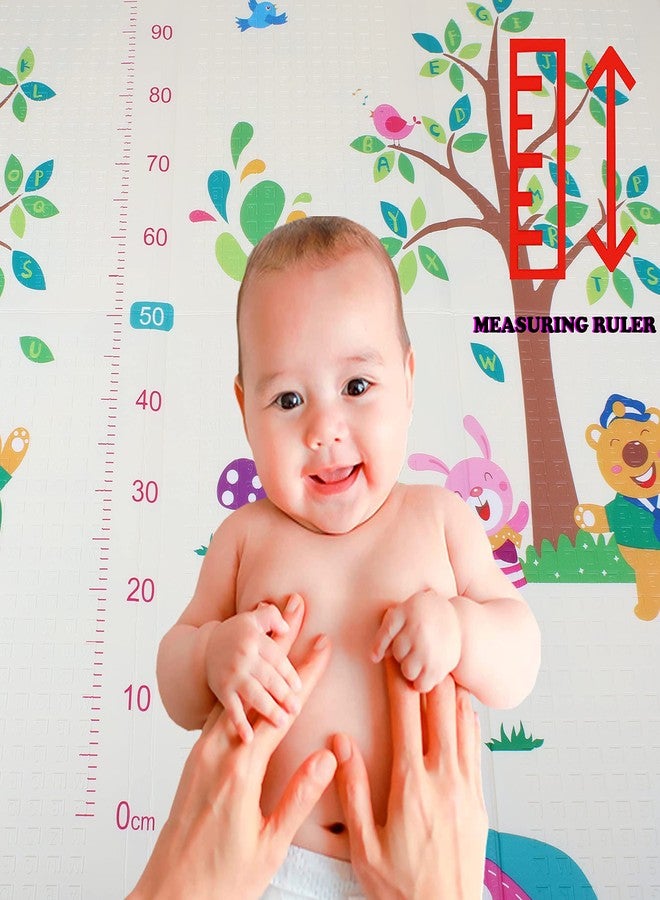 Vic Kid® Baby Play Mat/Foldable Crawling Mat/Medium Size/Thick Foam/Double Sides Multi-Purpose Water Proof. (5.8 X 5.15Ft) (Side A- Amimal Paradise + Side B- Elephant)… - Image 5