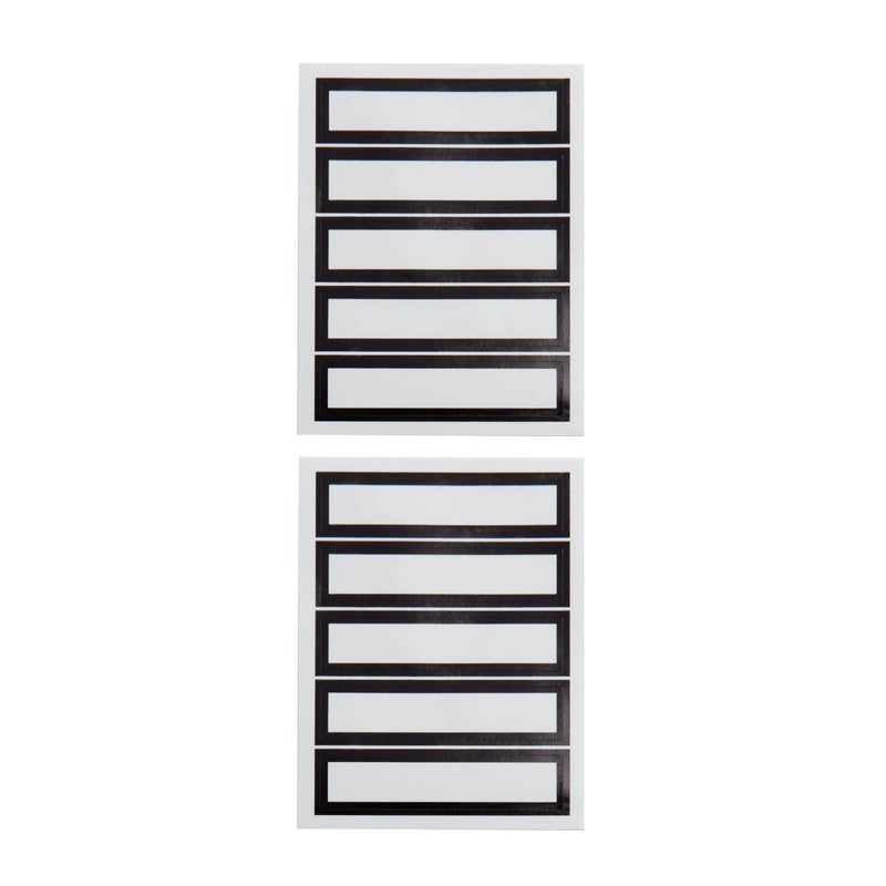 russell+hazel File Folders, Office Supplies, Black, with Labels, 11.75" x 9.75", 12 Count - Image 3