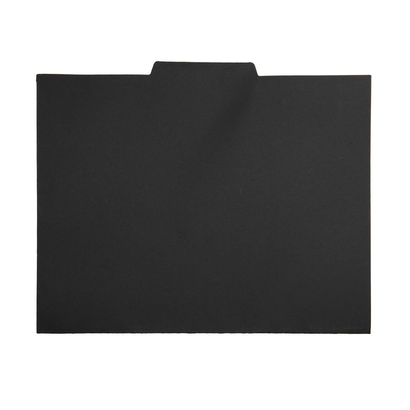 russell+hazel File Folders, Office Supplies, Black, with Labels, 11.75" x 9.75", 12 Count - Image 2