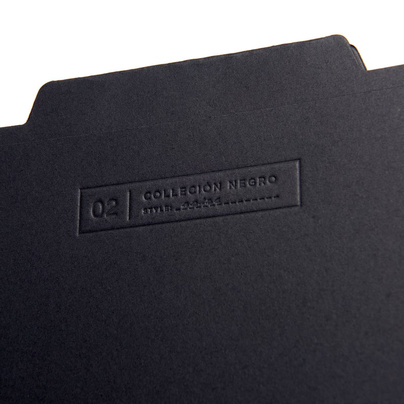 russell+hazel File Folders, Office Supplies, Black, with Labels, 11.75" x 9.75", 12 Count - Image 5