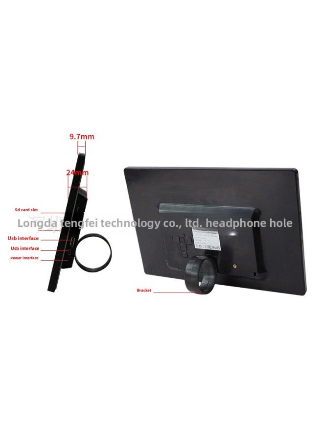 15 Inch 15.4 Inch HD Digital Photo Frame Electronic Photo Album Video Picture Play Touch Button Gift-Color:15.4inch White Touch Buttons - Image 5