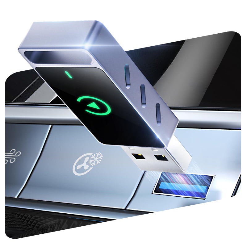 Juxujoin 2025 Wireless CarPlay Adapter for iPhone ã€30ms Latencyã€‘ Wired to Wireless for Apple CarPlay Wireless Adapter ã€3S Connectionã€‘ Adaptable to iOS10+ Version & Cars from 2015+ Mini Size Car Play Wireless - Image 1