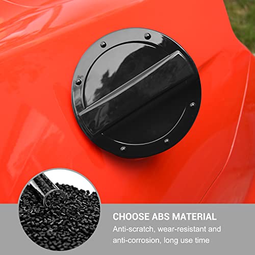 Jimen غطاء خزان الوقود لجيمين متوافق مع فورد موستانج 2015-2022 (أسود) - Image 4