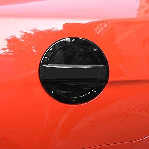 Jimen غطاء خزان الوقود لجيمين متوافق مع فورد موستانج 2015-2022 (أسود) - Image 5