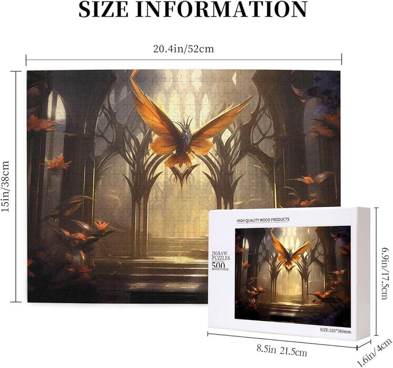 Phayah Luan Bird 500 Piece Jigsaw Puzzle For Adults Home Decor Gift 20 4 X 15 Inches - Image 5