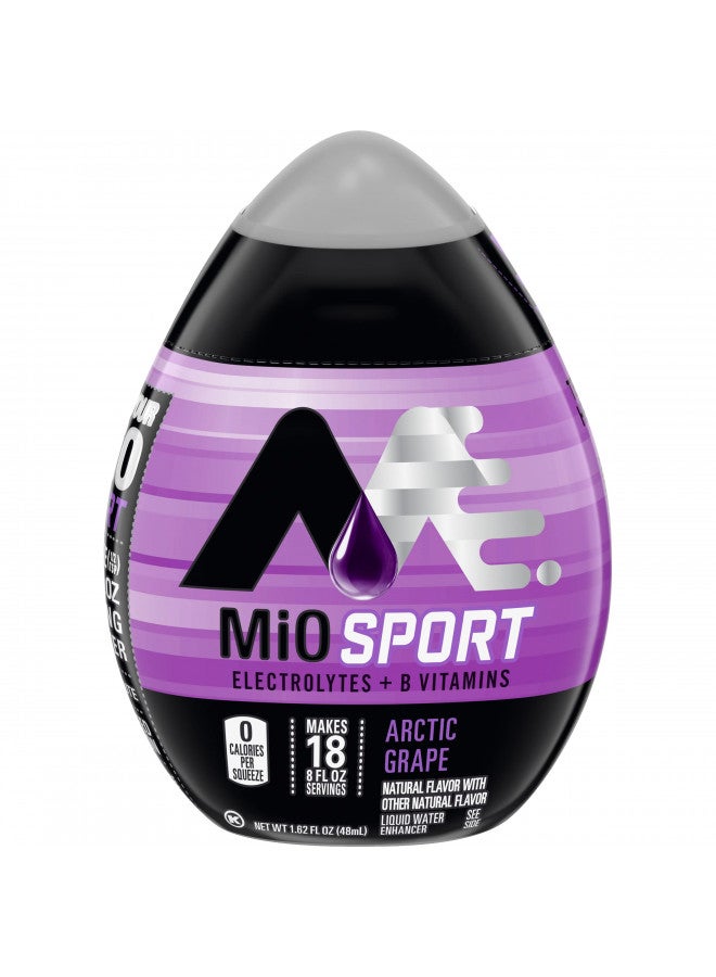 Mio Sport Liquid Water Enhancer, Arctic Grape, 1.62 Fluid Ounce (Pack of 3) - Image 2