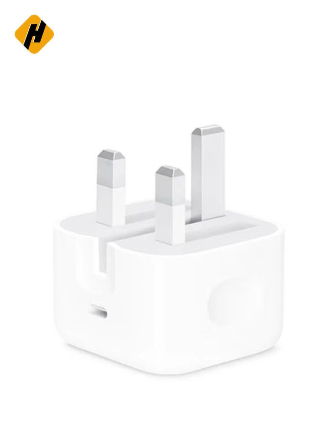 HuHa 20W Foldable Fast Charging Wall Adapter Compatible with Apple iPhone 12 Pro Max/11 Pro Max/SE, iPad White  - Image 4