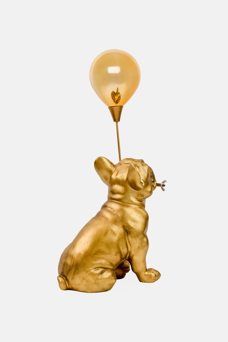 Nanette lepore French Bulldog With Balloon Figurine, Gold  - Image 2