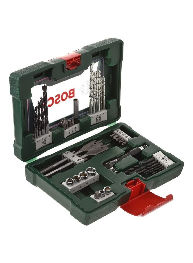 بوش مجموعة تحتوي على 41 قطعة من ريش الحفر ومفكات البراغي المتينة، باللونين الأسود والفضي، مع صندوق حماية، JE2 607 017 305 - Image 3