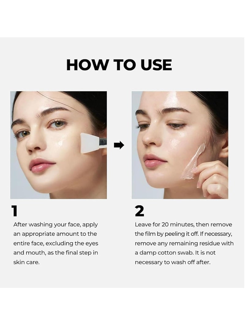 EELHOE - T3 Collagen Pestlo Mask, Pestlo Baby Collagen Glow Mask, Pestlo T3 Collagen Mask, T3 Collagen Peel Off Mask, Korean Skin Care Facial Mask, Anti Wrinkle Firming Face Masks (1PC) - Image 1