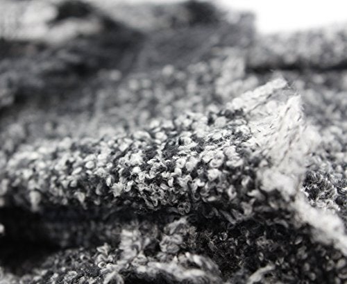 Biddy Murphy Wrap, Ruana Wraps for Women, Wool Shawl, Irish Gifts for Her, Biddy Murphy, Made in Ireland, 85% Lambswool, 54" X 72", Soft, Lightweight, Warm, Charcoal - Image 3