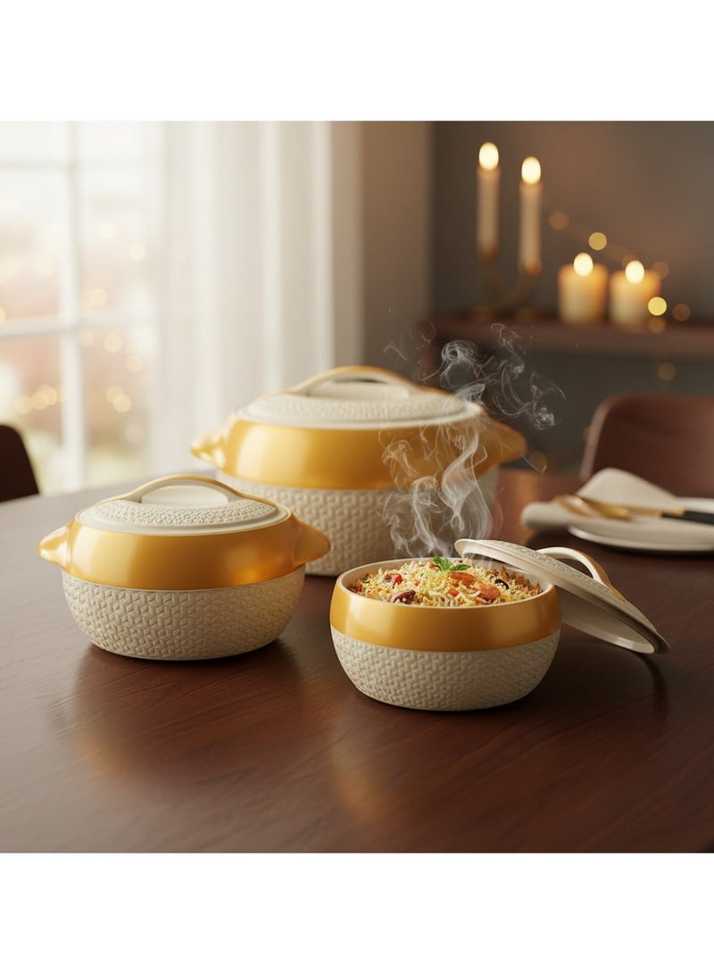 Milton 3 Pieces Plastic and Stainless Steel Food Containers, Size: 1000ml, 1500ml, 2500ml - Image 3