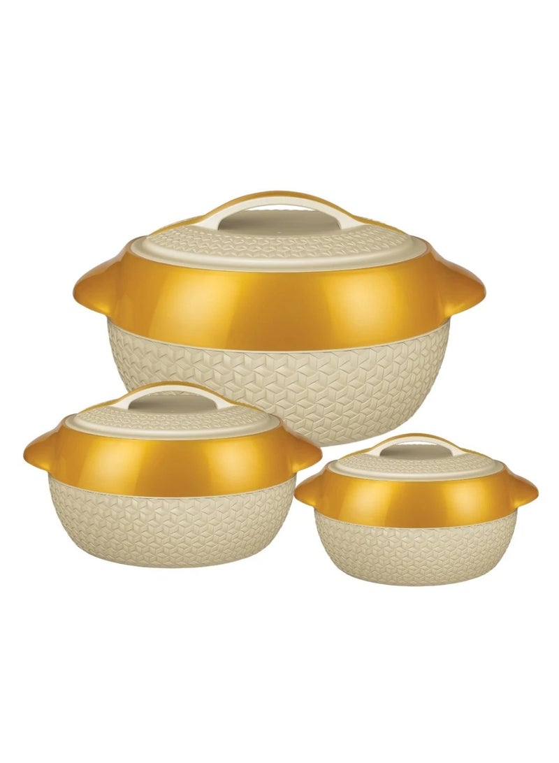 Milton 3 Pieces Plastic and Stainless Steel Food Containers, Size: 1000ml, 1500ml, 2500ml - Image 4