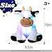 Cuteoy Glowing LED Cow Lightup Nightlight Toys Musical Plush Stuffed Animal Soft Singing Lullabies Birthday Christmas Plushies Gifts for Kids Boys Girls10 - Image 4