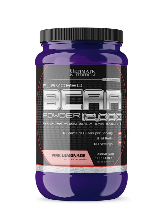 Ultimate Nutrition BCAA 60 حصة بنكهة الليمون الوردي