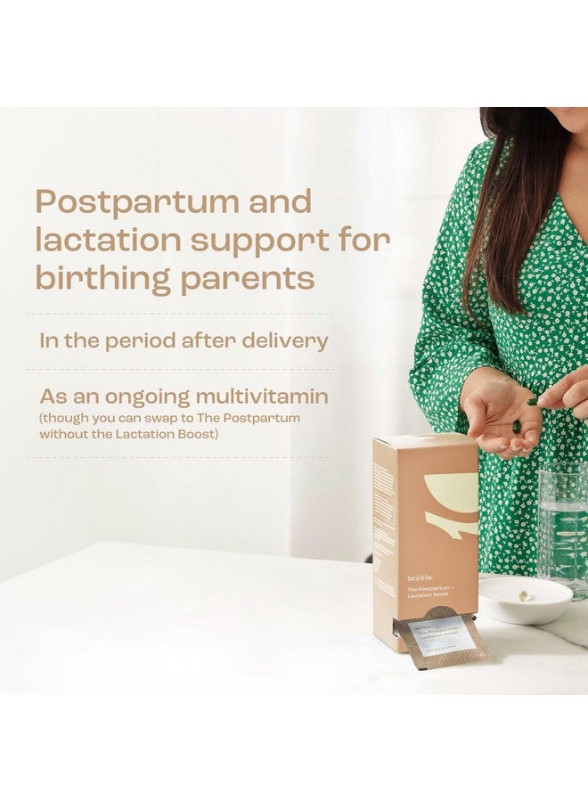 ما بعد الولادة مع تعزيز الرضاعة - فيتامينات لدعم الهرمونات، التعافي وإمداد الحليب للرضاعة الطبيعية - تشمل DHA (أوميغا-3)، الحديد، الكولين، B12 - إمداد لمدة 30 يومًا (مؤهل لـ HSA/FSA) - Image 4