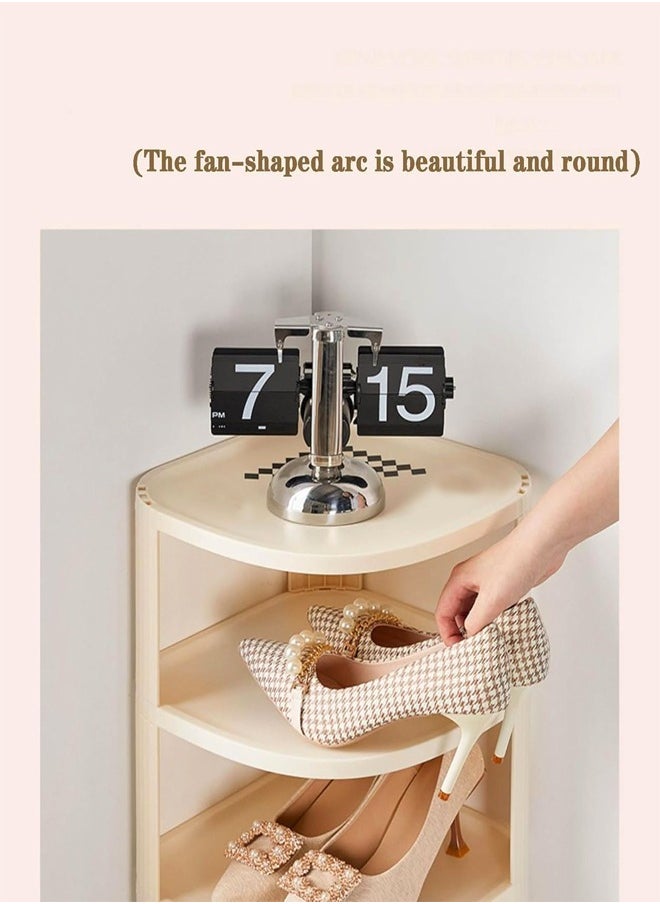 Raffine Multifunction 8-Tier Layer Durable Plastic Corner Shelf Shelving Storage Unit Rack Storage Organizer for Room Kitchen 25 x 25 x 121 Centimeter  - Image 5