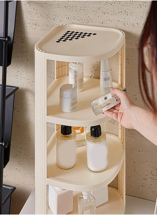 Raffine Multifunction 8-Tier Layer Durable Plastic Corner Shelf Shelving Storage Unit Rack Storage Organizer for Room Kitchen 25 x 25 x 121 Centimeter  - Image 4