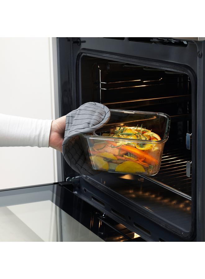 زبون علبة طعام مستطيلة/زجاجية، 1.8 لتر - Image 3