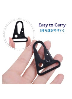 KASTWAVE Paracord Clips Enlarged Mouth Clips Hook Heavy Duty Sling Clasp Olecranon Hook Snap Hooks Sling Clips for Paracord Outdoors Bag Backpack Use Your Outdoor Enjoy a Relaxing Trip 12 Pack  - Image 5