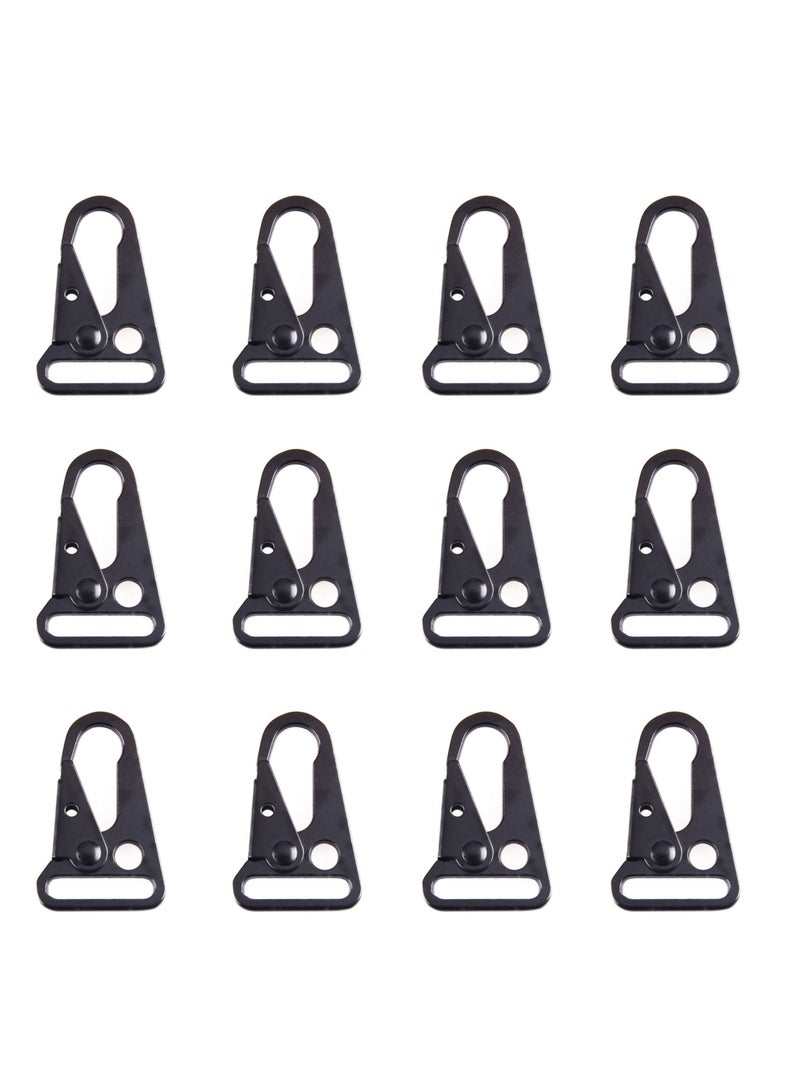 KASTWAVE Paracord Clips Enlarged Mouth Clips Hook Heavy Duty Sling Clasp Olecranon Hook Snap Hooks Sling Clips for Paracord Outdoors Bag Backpack Use Your Outdoor Enjoy a Relaxing Trip 12 Pack  - Image 1