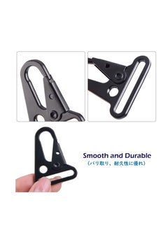 KASTWAVE Paracord Clips Enlarged Mouth Clips Hook Heavy Duty Sling Clasp Olecranon Hook Snap Hooks Sling Clips for Paracord Outdoors Bag Backpack Use Your Outdoor Enjoy a Relaxing Trip 12 Pack  - Image 4