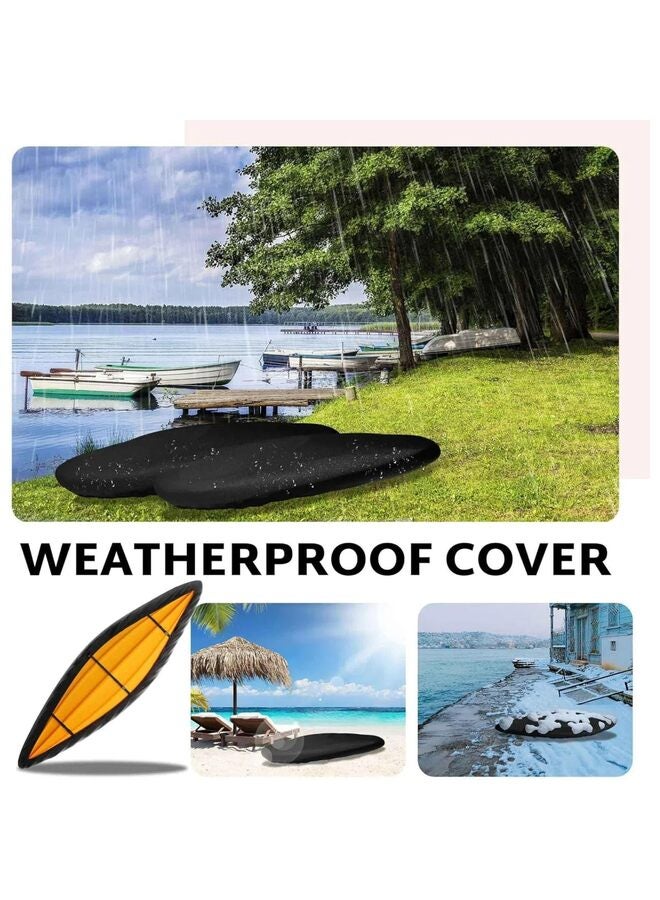 Generic Kayak Cover - Kayak Canoe Cover for Outdoor Storage Heavy Duty & Water-proof, Fade-Resistant Kayak Accessory for Canoe, Paddle Board, SUP, and Kayak Boat(3M)  - Image 2