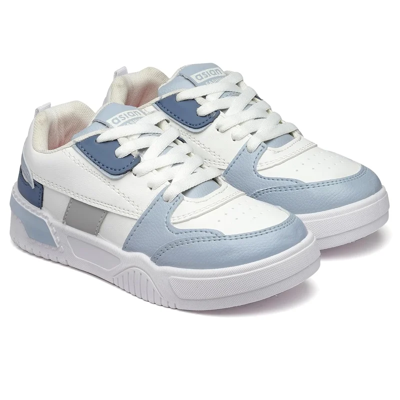 Asian Casual Sneakers for Women in Off White