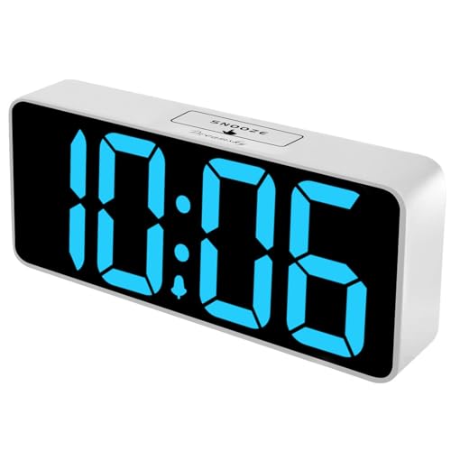 DreamSky Large Digital Alarm Clock Big Numbers for Seniors & Visually Impaired, 9 Inches Electric Clocks for Bedroom, Jumbo Display Fully Dimmable Brightness, USB Ports, Adjustable Alarm Volume - Image 1
