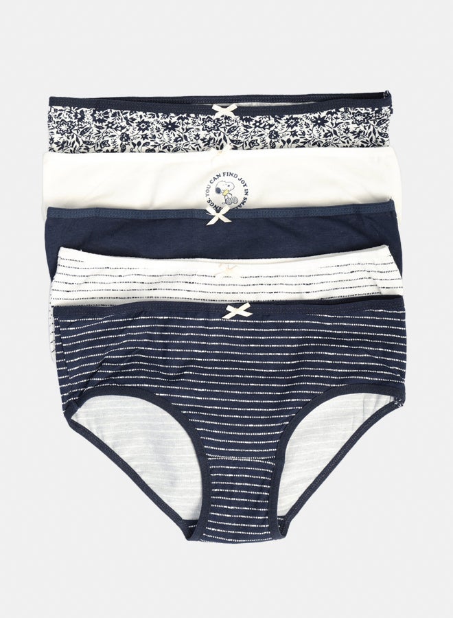Carina Pack of 5 Colored Brief Panties - Image 1