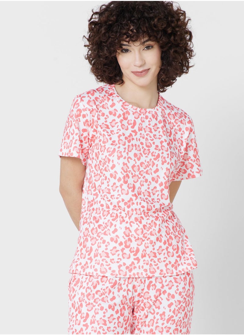 Ginger - 2 Piece Printed Pyjama Set - Image 1