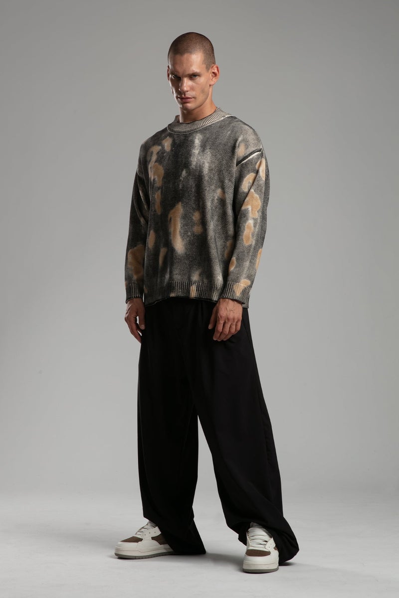 Catch Patterned Knit Sweater - Image 2