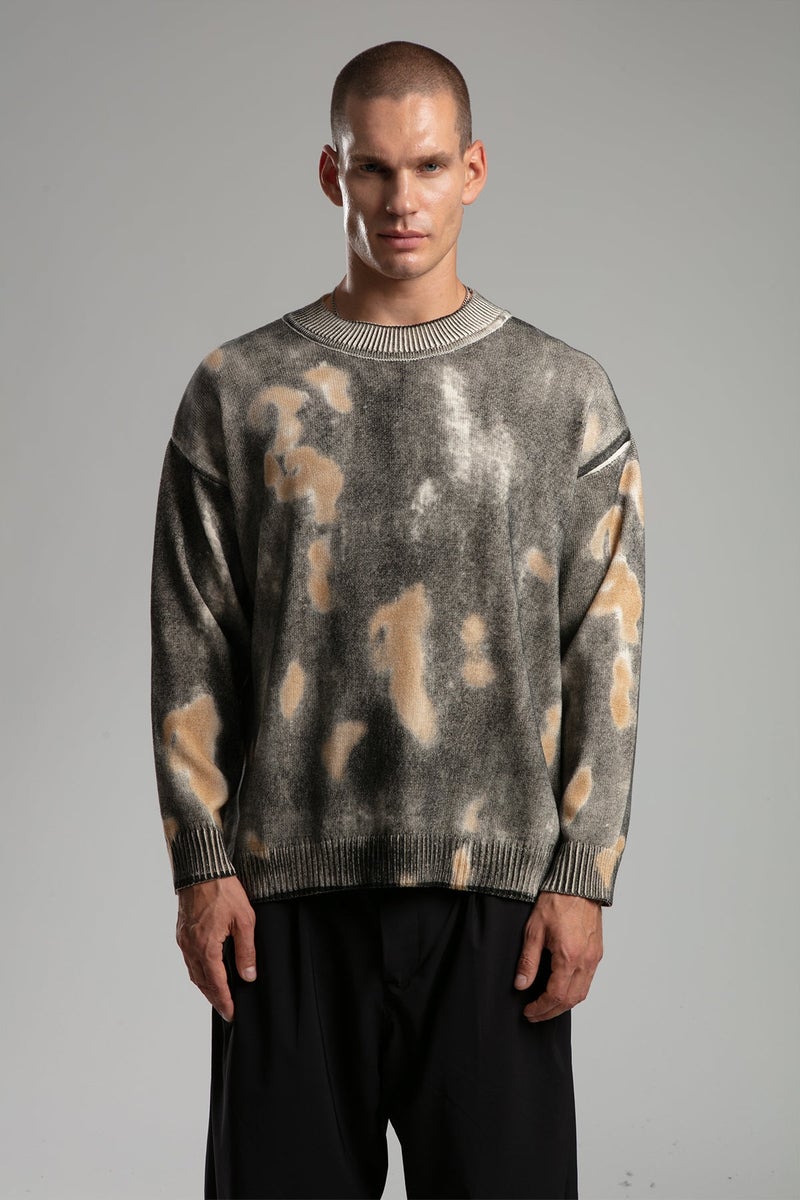 Catch Patterned Knit Sweater - Image 3