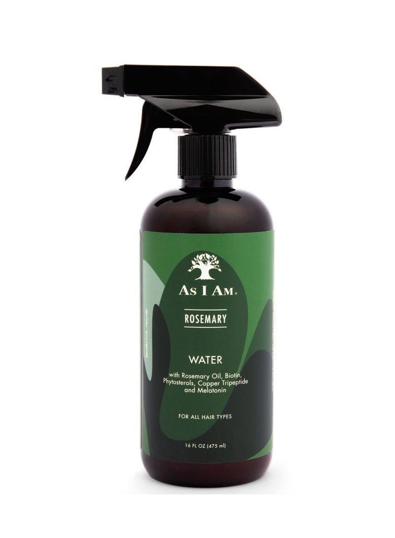 آز أي آم رذاذ ماء إكليل الجبل 16 أونصة – رذاذ تقوية نمو الشعر بزيت إكليل الجبل والبيوتين والميلاتونين لجميع أنواع الشعر - Image 1