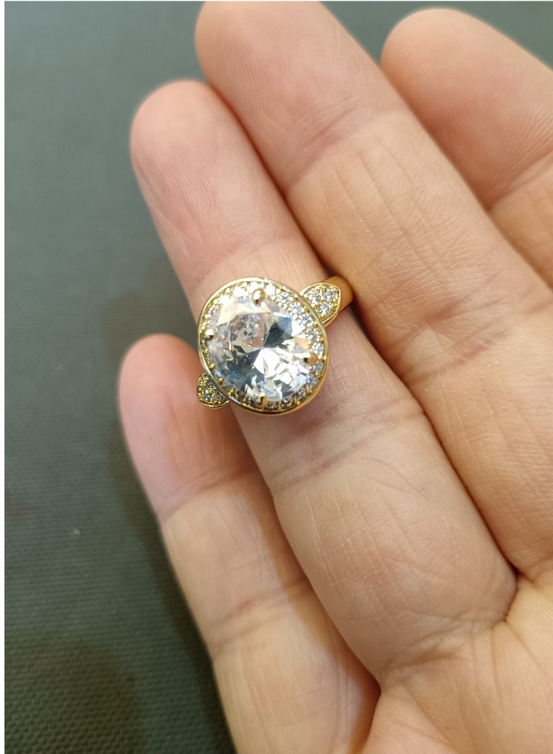 خاتم ألماس ذهب عيار 18 قيراط - Image 2