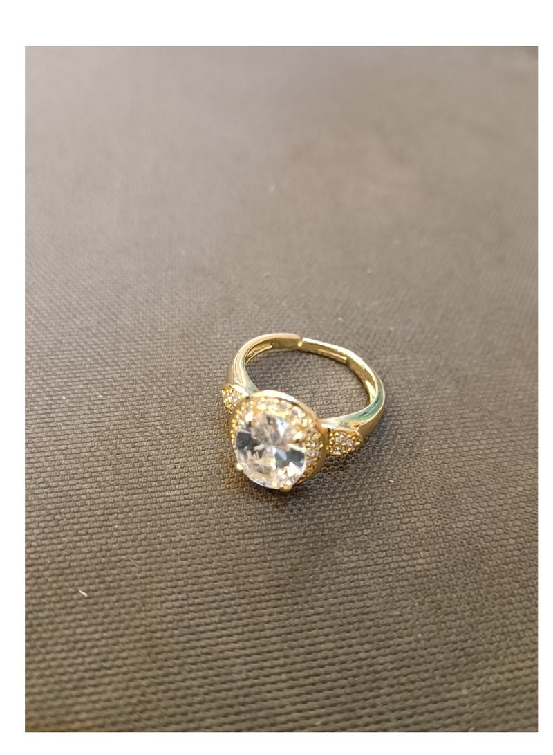 خاتم ألماس ذهب عيار 18 قيراط - Image 1