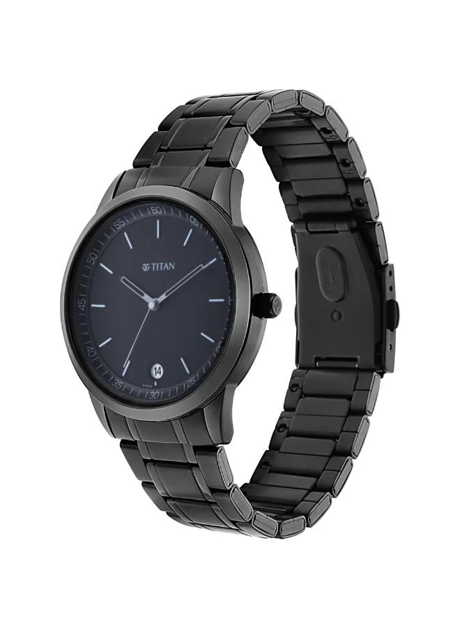 تيتان Men's Metal Analog Watch 1806NM01 - 42 mm